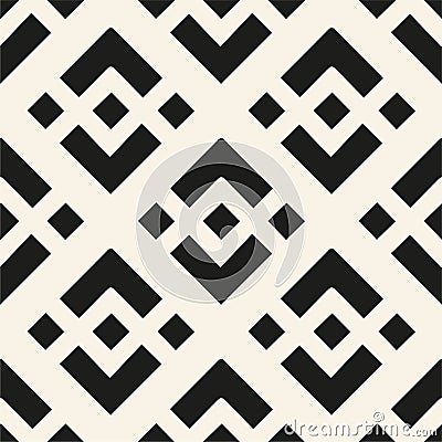 Vector seamless pattern. Modern stylish texture. Repeating geometric tiles Vector Illustration